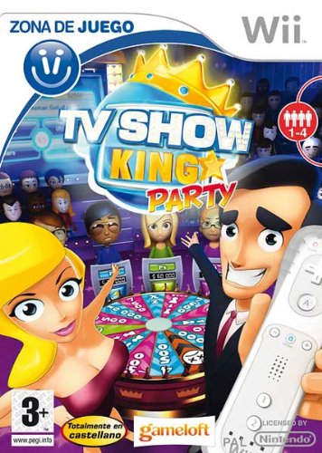 Jogo Nintendo Wii - Zona de Juego: TV Show King Party (Wii) Nintendo - Software de jogos de vídeo - jogo, nintendo wii, tv show king party