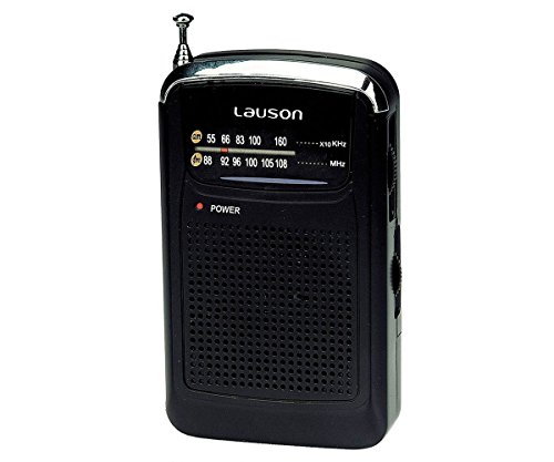 Lauson Ra114 Rádio Portátil Analógico Preto Lauson - Áudio - analógico, am/fm, antena telescópica, auscultadores