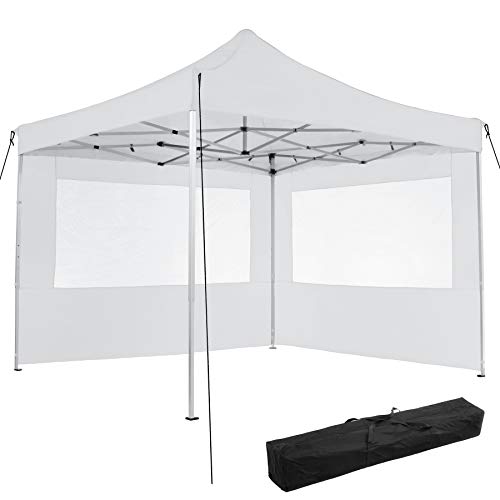Pérgola de Jardim TECTAKE Olivia (Branco - Alumínio) TecTake - Móveis de exterior - alumínio, tecido poliéster, fecho, portas, janelas