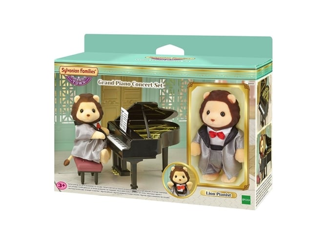 Conjunto de Bonecos SYLVANIAN FAMILIES 6011 SYLVANIAN FAMILIES - Conjuntos de brinquedos - bonecos, leão, leoa, instrumento musical, carrinho de mão