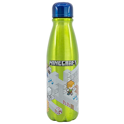 Garrafa de Montanha STOR Minecraft (600 ml) El Corte Inglés - Garrafas de água - 600 ml, alumínio, 16,5 cm