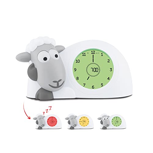 Relógio para Dormir SAM THE LAMB Zazu Cinzento ZAZU - Relógios despertadores - despertador, luz noturna, pilhas, display digital