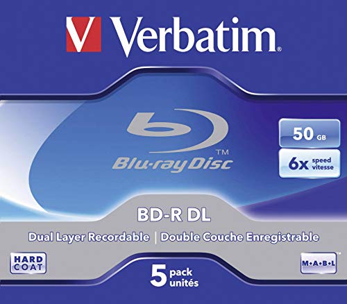 Disco Verbatim BD-R DL 6x 50 Go (Acessório Informática e Tel.) Verbatim - Mídias vazias - 50 GB, BD-R DL, 6x