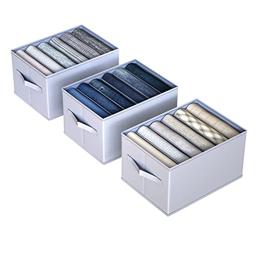 Organizador de Roupa HINREY 3 Peças (Cinzento) hinrey - Organizadores de gavetas para casa - 3 peças, gancho, prateleiras, MDF
