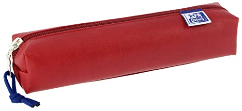 Estojo OXFORD (Vermelho - Poliéster - 18.5x8cm) Hamelin Brands - Estojos para canetas e lápis - poliéster, vermelho, 18.5x8cm