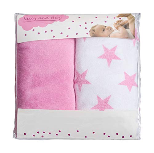 Conjunto de 2 Coberturas para Berço LILLY AND BEN Lamoku GmbH - Móveis para bebês e crianças pequenas - 2 coberturas, berço, tecido suave, fácil de limpar