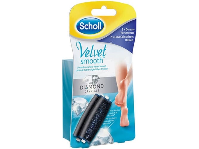Lima para Calosidades DR. SCHOLL Velvet Smooth (2 Un) Scholl - Ferramentas de cuidados com a pele - calo, alívio, velvet smooth