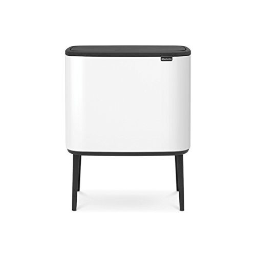 Caixote do Lixo BRABANTIA (36 l - Branco) Brabantia - Lixeiras e cestos de lixo - 36 l, branco, orgânico, plástico, silencioso