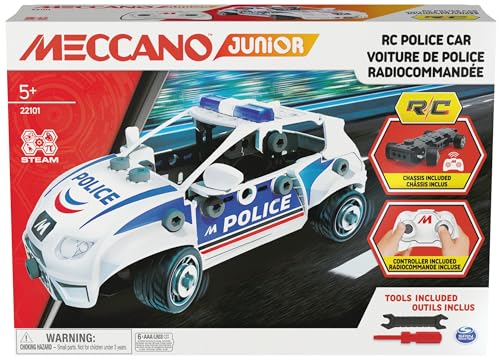 Construção SPIN MASTER Police (Idade Mínima: 6) MECCANO - Brinquedos de conjunto de construção - motor, porta-chaves, construção fácil, aventuras