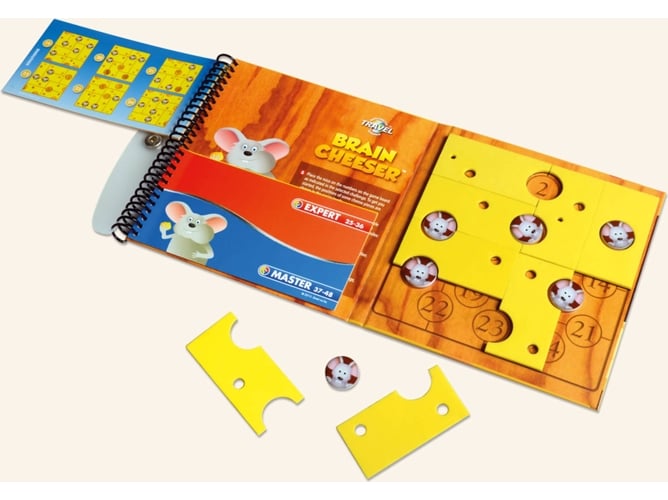 Jogo Educativo SMARTGAMES Brain Cheeser (Idade Mínima Recomendada: 4 anos) Smart Games - Jogos - quebra-cabeça, 4 anos, ratos, buracos na queijo