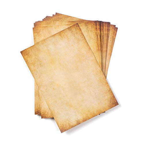 Papel de Impressão PAPETERIE Vintage (A5 - 21x15cm) Trashy World - Papelaria - vintage, bege, 110g, semi-opaco