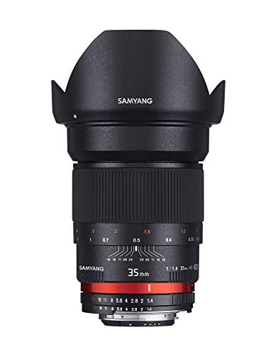 Objetiva Samyang 35mm F1.4 AE AS UMC Nikon F Samyang - Lentes de câmera - 35mm, f1.4, nikon f, umc