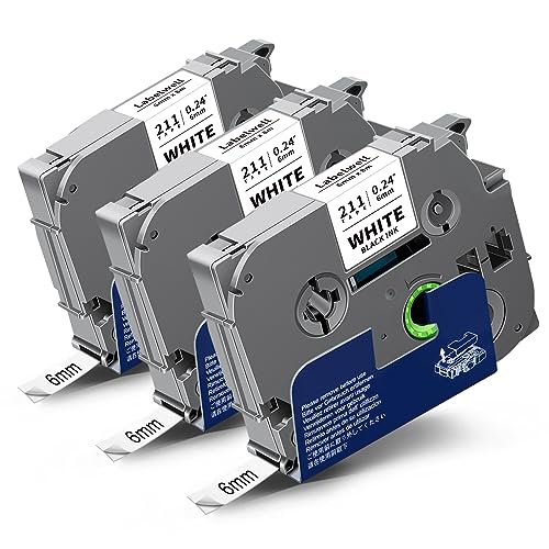 Etiqueta para Impressão LABELWELL 6mm TZC-211 Labelwell - Fitas de etiquetas e recargas - etiquetadora, 6mm, tzc-211