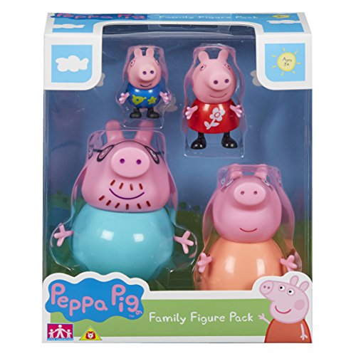 Figura de Ação PEPPA PIG Family Figure Pack Peppa Pig - Bonecos de ação e brinquedo - peppa pig, família, pvc, 7 cm
