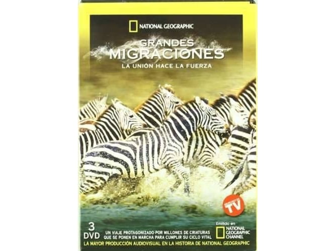 DVD Grandes Migraciones, Moverse O Morir (Edição em Espanhol) DVDSTORESPAIN - Livros - natureza, africa, leão, leopardo