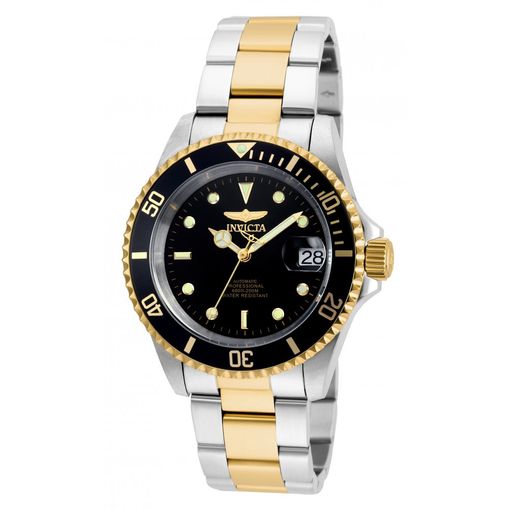 Relógio INVICTA PRO DIVER (Preto - Aço Inoxidável - Autonomia: 60 horas) INVICTA - Relógios - cronómetro, temperatura, calendário automático, movimento automático