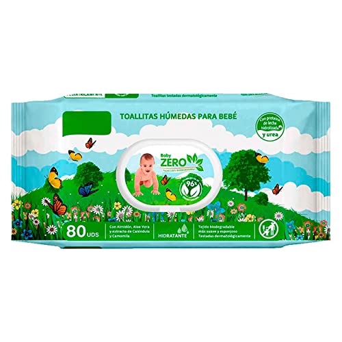 Toalhitas Húmidas BABY ZERO 80 Unidades (Recondicionado Como Novo) Chino Antonio - Muda fraldas - toalhas húmidas, baby zero, 80 unidades