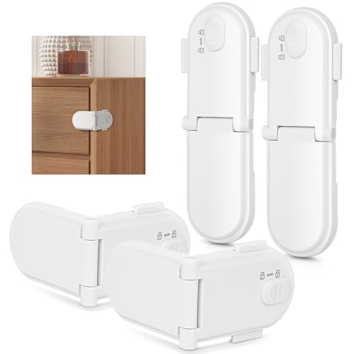 Travão de Segurança Redtron com Interruptor Duplo | Branco REDTRON - Travas de segurança para bebê - segurança, interruptor duplo, branco, crianças