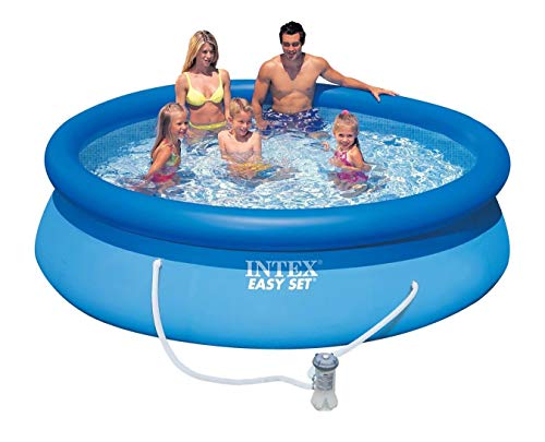 Piscina Tubular HOMCOM 128122GN (Azul - 305x76cm) INTEX - Acessórios para piscina e spa - tubular, 305x76cm, azul