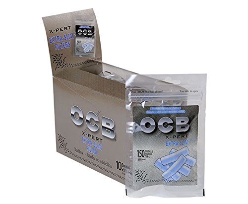 Rizla Ocb Filtros Para Cigarros (Caixa com 10 Bolsas) OCB - Acessórios de fumar - filtrar, cigarros, 10 bolsas