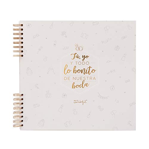 Álbum de Fotografias MR. WONDERFUL Woa10349Es Mr. Wonderful - Molduras, bastidores e esticadores - 64 páginas, autocolantes, estuque mate, papel offset