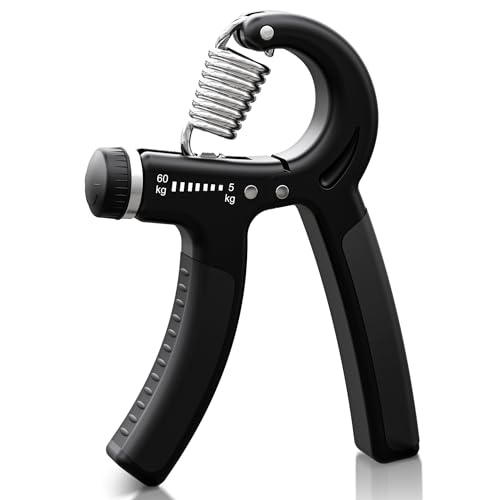 Apoio de Pulsos PORTENTUM Hand Grip 5-60 kg PORTENTUM - Roupa - preto, abs, ajustável