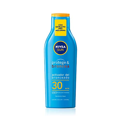 Leite Corporal Protetor e Bronzeador Nivea Sun Fp30 200 Ml NIVEA - Produtos de bronzeamento - protetor, Bronzeador, fp30, 200 ml