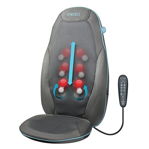 Massajador de Costas SGM-1300H-EU (Preto) Homedics - Massageadores - shiatsu, infravermelhos, ultrassom, aquecimento