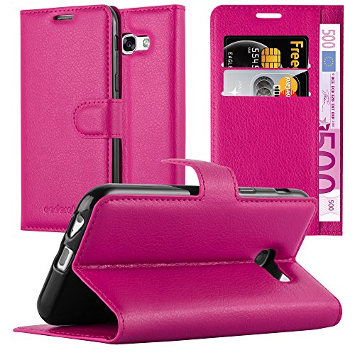 Capa para Samsung Galaxy A3 2017 CADORABO Rosa CADORABO - Capas para telemóveis - fólio, rosa, poliuretano suave, resistente a riscos