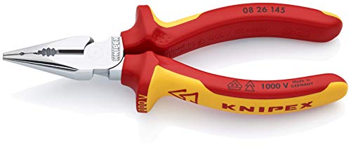 Knipex 0826145 alicate Alicates de pontas compridas KNIPEX - Alicates - metal, plástico, vermelho/laranja, 0.14 m
