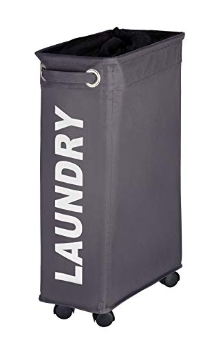 Cesto de Roupa Suja WENKO 043L (43 L - Cinza) Wenko - Aparelhos de lavanderia - 43 L, cinzento, polipropileno, poliéster