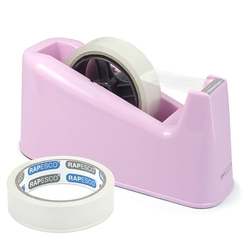 Dispensador de Fita Adesiva RAPESCO 1487 Rapesco - Dispensadores de fita - fita adesiva, 20 x 15 cm, rosa