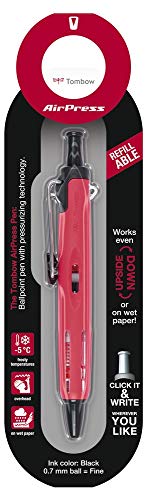 Esferográfica TOMBOW Airpress Preto (Ponta de 0.7 mm) Tombow - Canetas - ponta 0.7 mm, preto, desenhos, ilustrações