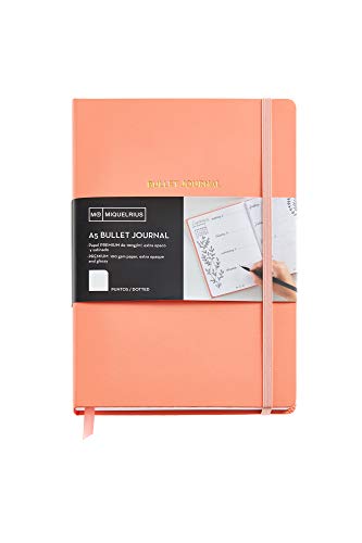 Caderno MIQUELRIUS Bullet Journal (A5 - 14.8x21cm) MIQUELRIUS - Cadernos e bloco de notas - A5, 96 páginas, papel 100g/m2, margens coloridas