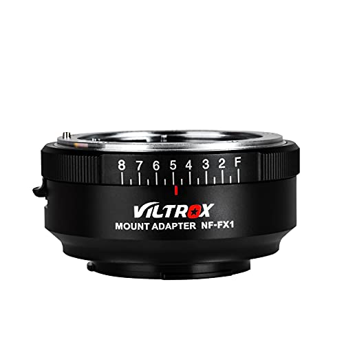 Adaptador VILTRIX NF-FX1 para Fujifilm X Mount VILTROX - Anéis adaptadores de lentes e filtros - nikon, fujifilm x mount, manual focus, alta precisão