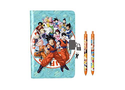 Caderno e Canetas DRAGON BALL - Daily Planner CYPBRANDS - Cadernos e bloco de notas - caderno, canetas, dragon ball, daily planner, bolsa