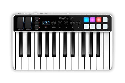 Teclado IK MULTIMEDIA iRig Keys I/O 25 (1 Entrada - 1 Saída) IK Multimedia - Controladores midi - 25 teclas, interface áudio, iphone, ipad, Mac, pc