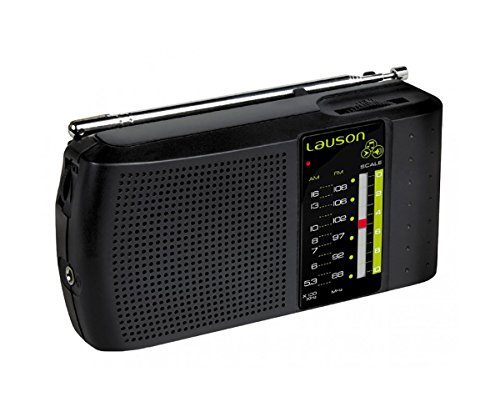 Rádio LAUSON RA124 (Preto - Digital - FM/AM - Pilhas) Lauson - Radios - preto, digital, fm/am, pilhas