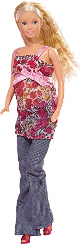 Boneca SIMBA TOYS Steffi Love Enceinte (Idade Mínima Recomendada: 3 anos) Smoby - Bonecas - grávida, bebé, acessórios, estômago plano