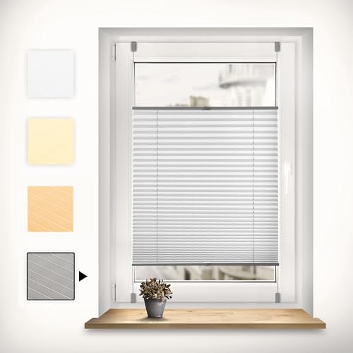 Estor SONELLO Plissado Cinzento (70 x 120 cm) Sonello - Persianas e cortinas - plissado, cinzento, 70x120cm