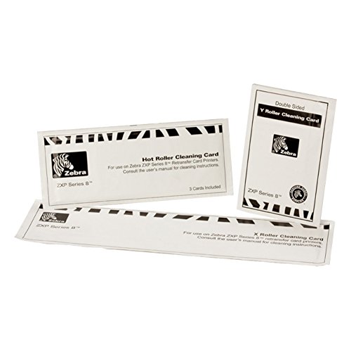 Acessório de impressora/scanner ZEBRA ZXP Series 7, 8 - Preto Zebra - Limpeza de eletrônicos - compatível zebra, 5000 páginas, caixa, 12 unidades