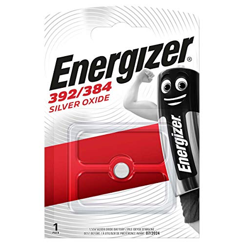 Pilha Recarregável ENERGIZER 392/384 Silver-Oxide Button Energizer - Baterias de uso geral - nichel-hidreto metálico, botão, 1,5v, 200mAh