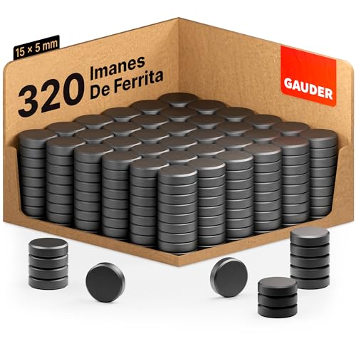 Imãs Gauder para quadro branco (15 x 5 mm) | 320x GAUDER - Quadros de exibição - quadro branco, 15 x 5 mm