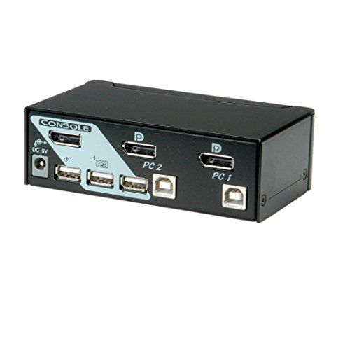 Adaptador ROLINE (KVM - USB-C e VGA - 3 m) ROLINE - Comutadores kvm - usb-c, vga, displayport, hdmi, dvi