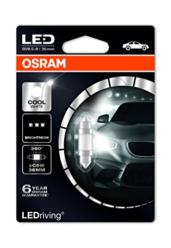 Lâmpada de faróis para automóveis OSRAM C5W Osram - Lâmpadas - branco, plug and play, led, resistente a choques