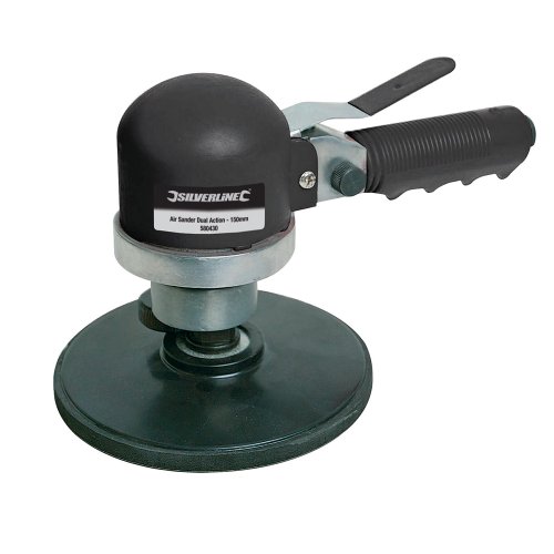 Lixadeira Portátil SILVERLINE 580430 - Prateado Silverline - Polidores e lixadeiras - portátil, velocidade ajustável, orbital, conector rápido