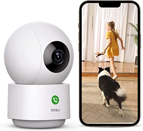 Câmara de Vigilância AOSU 2K Interior WiFi AOSU - Câmeras de vigilância - bebés, wifi, alarme, vídeo