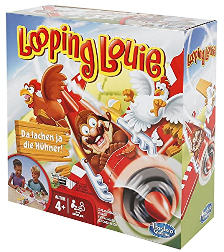 Jogo de tabuleiro HASBRO GAMING Looping Louie (4 anos) Hasbro - Jogos - 4 anos, habilidade, catapulta, Looping Louie