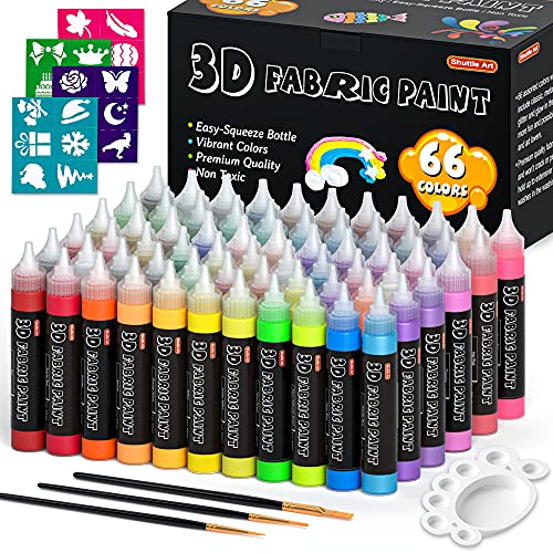 Tinta para Tecido SHUTTLE ART (30 ml - Multicor) Shuttle Art - Meios de pintura - multicor, 30 ml, shuttle art