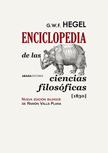 Enciclopedia de las ciencias filosoficas 1830 ABADA - Livros - ciência, filosóficas, hegeliano